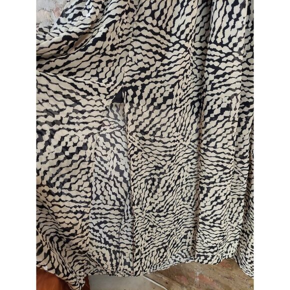 New Women's INTEMPO Slit Maxi Dress Plus Size XXL 2x Chifon Flowing W - Picture 2 of 7